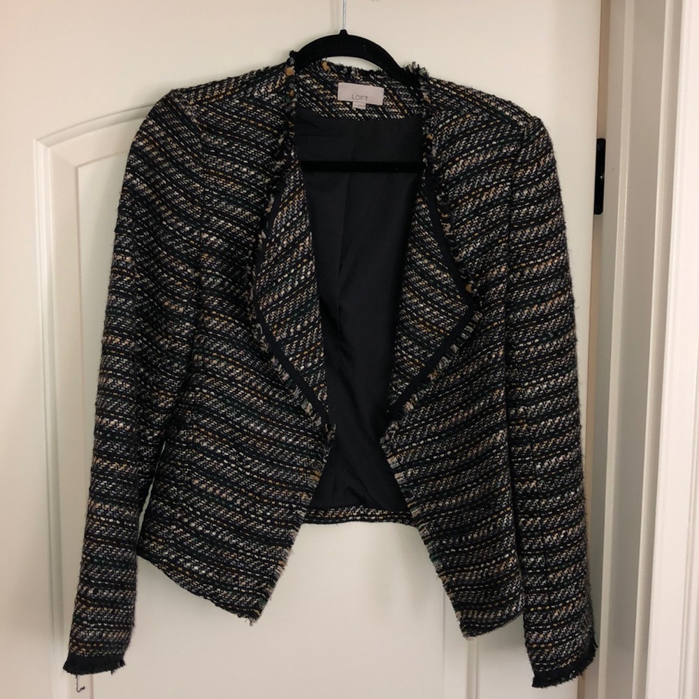 LOFT tweed jacket